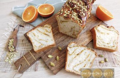 Babka pistache & fleur d'oranger 