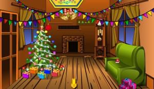 KNF Winter wooden house escape soluce