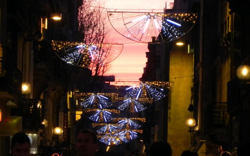 Bordeaux illuminé ce 26 décembre