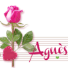 Nouvelle signature animée fille "musique"  de A à Y
