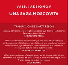 Descargar libro de texto italiano SAGA MOSCOVITA de VASILI AKSIONOV