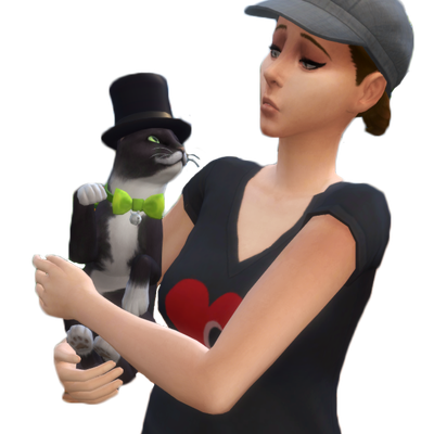 Parthenia lost in Ze Sims