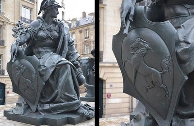 Parvis du Musée d'Orsay : les six continents : L'Europe