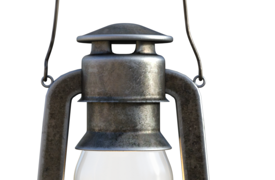 Tube de lampe à pétrole (render-image)