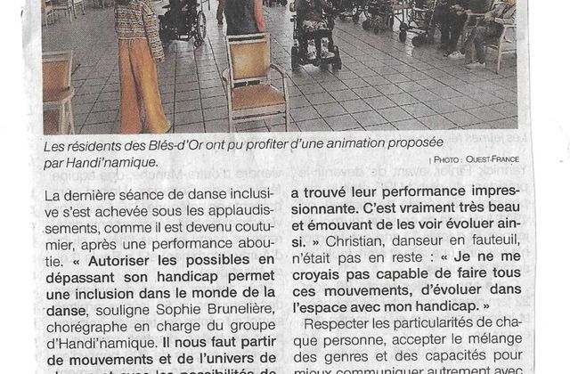 Article Ouest France 06/06/25