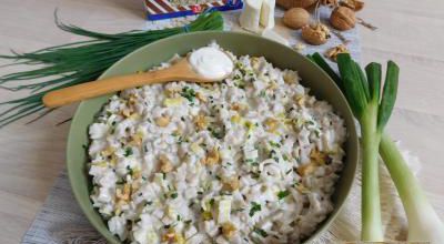 Crozets crémeux au chèvre poireau & noix