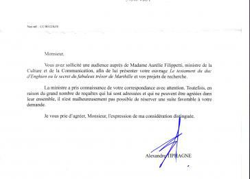 Réponse de Mme la ministre de la Culture et de la Communication, Mme Aurélie Philippetti, le 8 mars 2013. (Alexandre Tiphagne)