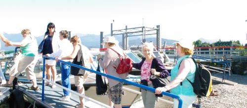 Jacqueline et les lacs Italiens fin