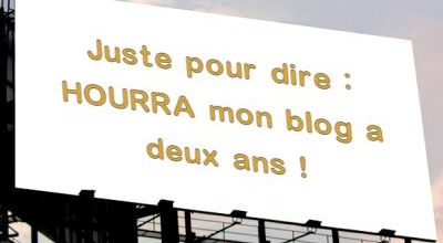 Et une deuxième bougie ! UNE !