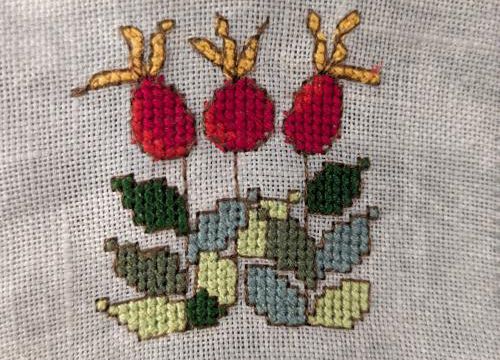 Petite broderie hivernale