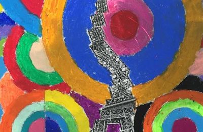 Idée arts Cycle 2 : la tour Eiffel destructurée