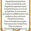 Dictons et Fête du jour St Denis + grille prénom  !