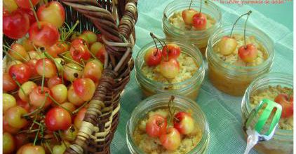 CRUMBLE AUX CERISES