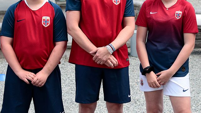 Fotballkamp på Skaugum