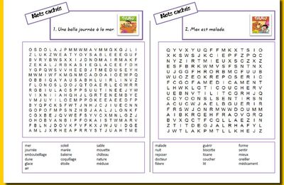 Max et Bouzouki: mots cachés