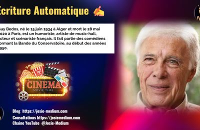 Ecriture automatique avec Guy Bedos