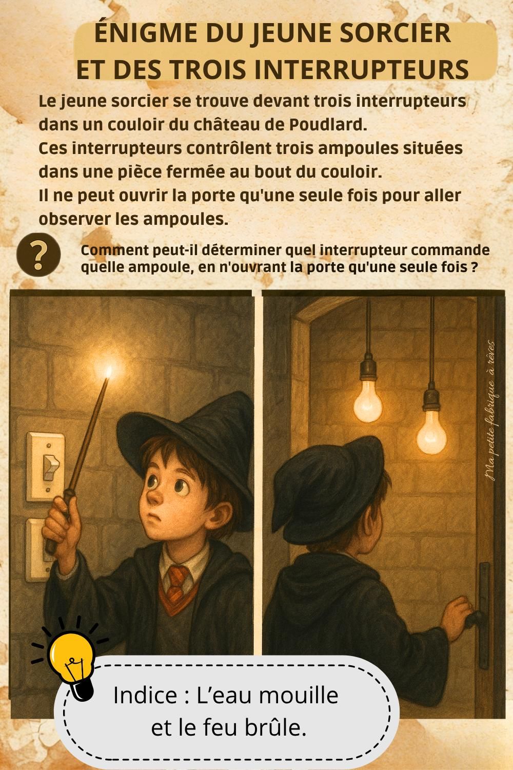 Enigme logique cycle 3