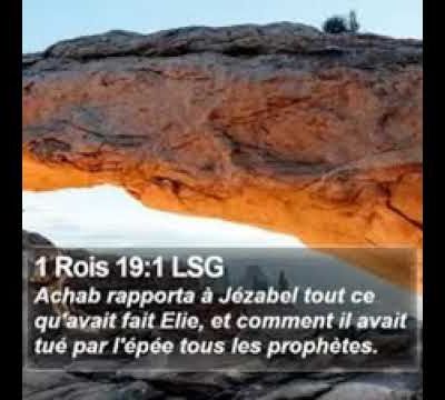 1 Rois 19/1 à 18-Elie