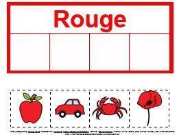 Loto des couleurs en pictogrammes Arasaac