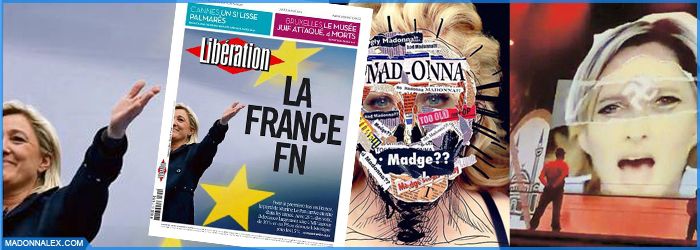 Tribune - Madonna s inquiète de la montée du FN, le FN lui répond par l injure