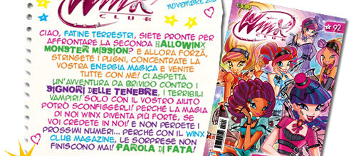Magazine Winx 92 en Italie