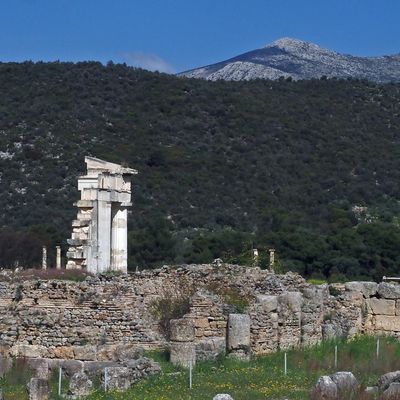 pas beaucoup de restes du site d'Epidaure, mais un musée intéressant