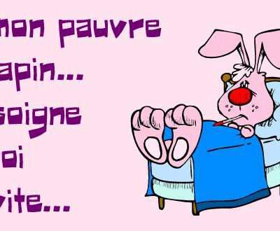 Malade au loin