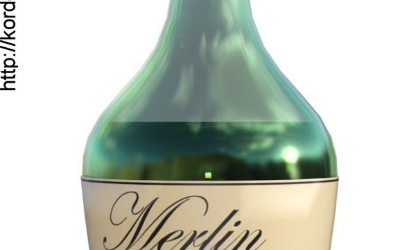 Tube de bouteille de Brandy (image-render)