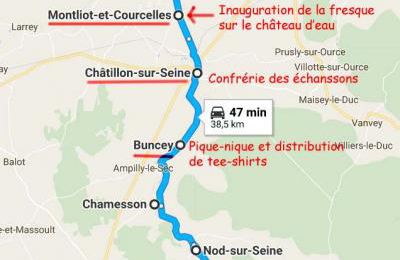 ☻ La septième étape du Tour passe dans le Châtillonnais...