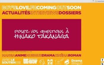 Boyslove.fr, bientôt et questions à Hinako Takanaga