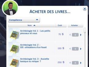 Compétence "Archéologie"