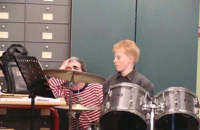 Les percussions...