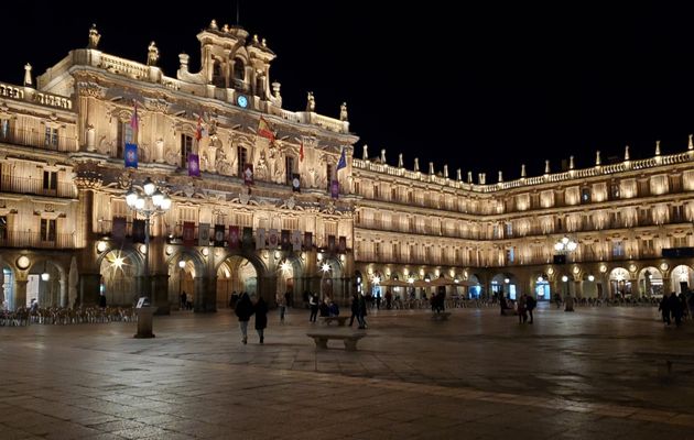 Les 14 et 15 avril 2025 : Salamanque 3 : la Plaza Mayor et l'église San Esteban