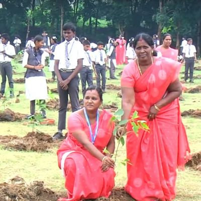 Au collège de TINDIVANAM : Protection de l'environnement !