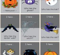 Le vocabulaire pour Halloween