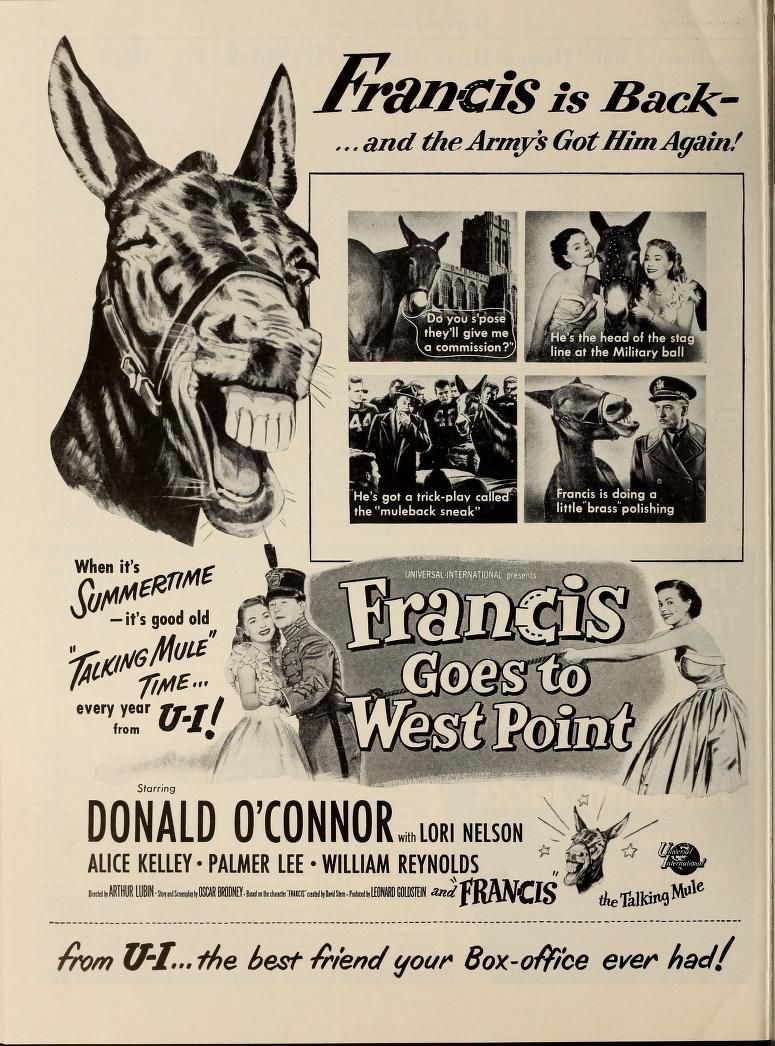 FRANCIS GOES TO WEST POINT BOX OFFICE USA 1952