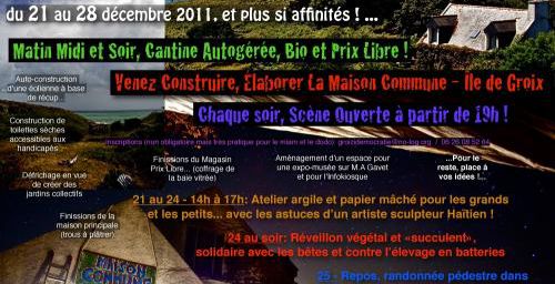 Chantier Festif de Ker Béthanie - du 21 au 28 décembre 2011