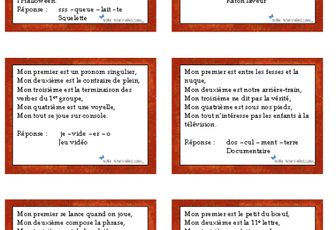 Des charades pour lire et s'amuser