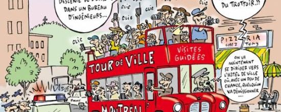 La commission Charbonneau et les nouvelles visites guidées de Montréal...