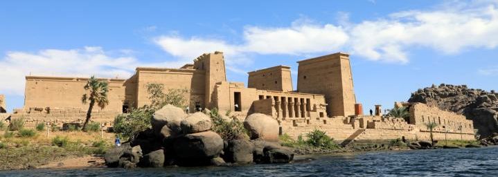 Le temple de la déesse Isis, île de Philae, Assouan, Egypte