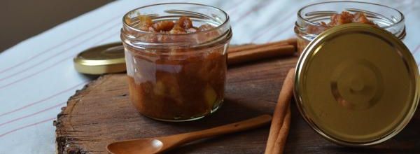Compote de pommes au sirop d'érable