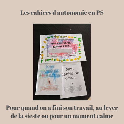 Cahier autonomie PS