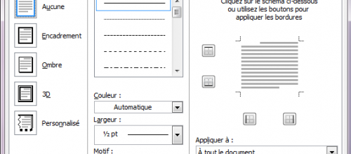 Mise en page