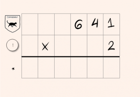 96 cartes auto-correctives Multiplication posée 