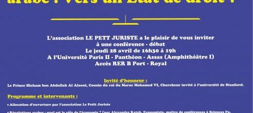 Révolutions arabes : vers un état de droit ?