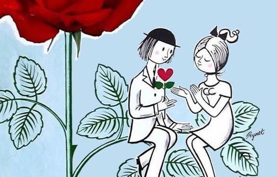 La Saint Valentin - les amoureux de Peynet