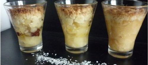 Trio de crumbles en verrines