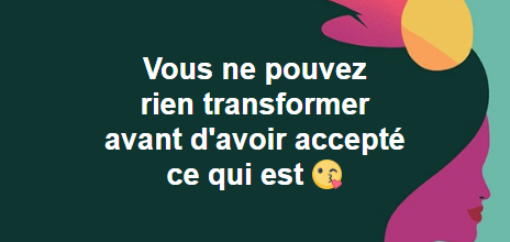 Vous ne pouvez rien transformer avant ...