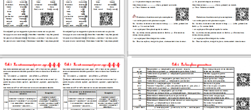 Leçons d'Orthographe CM2 avec Qr Codes