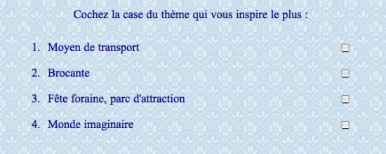 Choix du thème du prochain concours SIMP